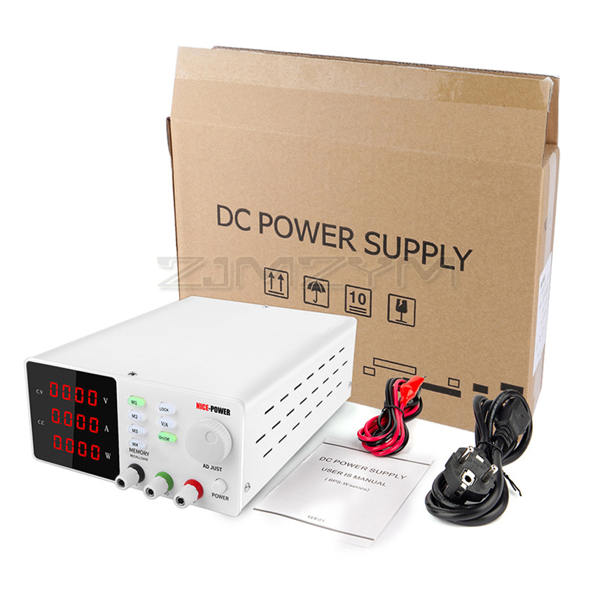 High Precision Adjustable Lab Power Supply 120V 3A - Fuente de alimentación regulada programable de