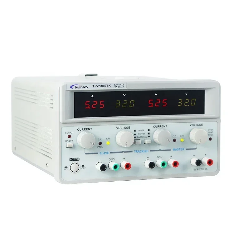 Dual Channel Linear Power Supply 30V 5A - 2026/Twintex TP-2305E Fuente de Alimentación CC