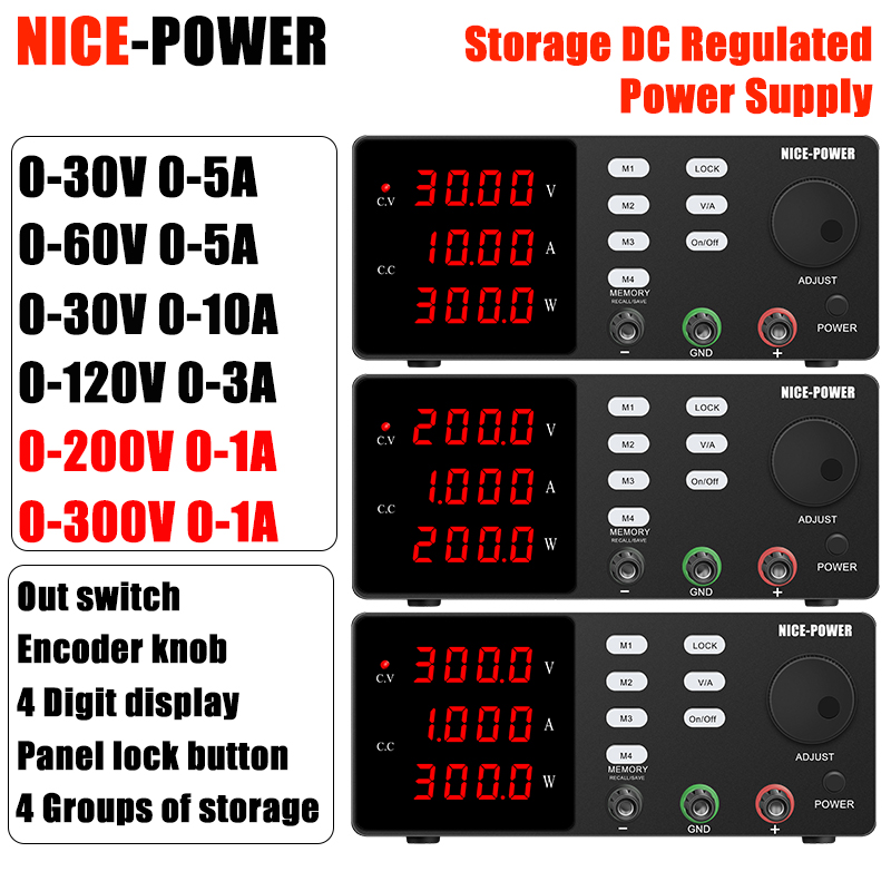 Fuente de alimentación NICE-PO - Switching Dc Power Supply 300V 1A reseña y precio