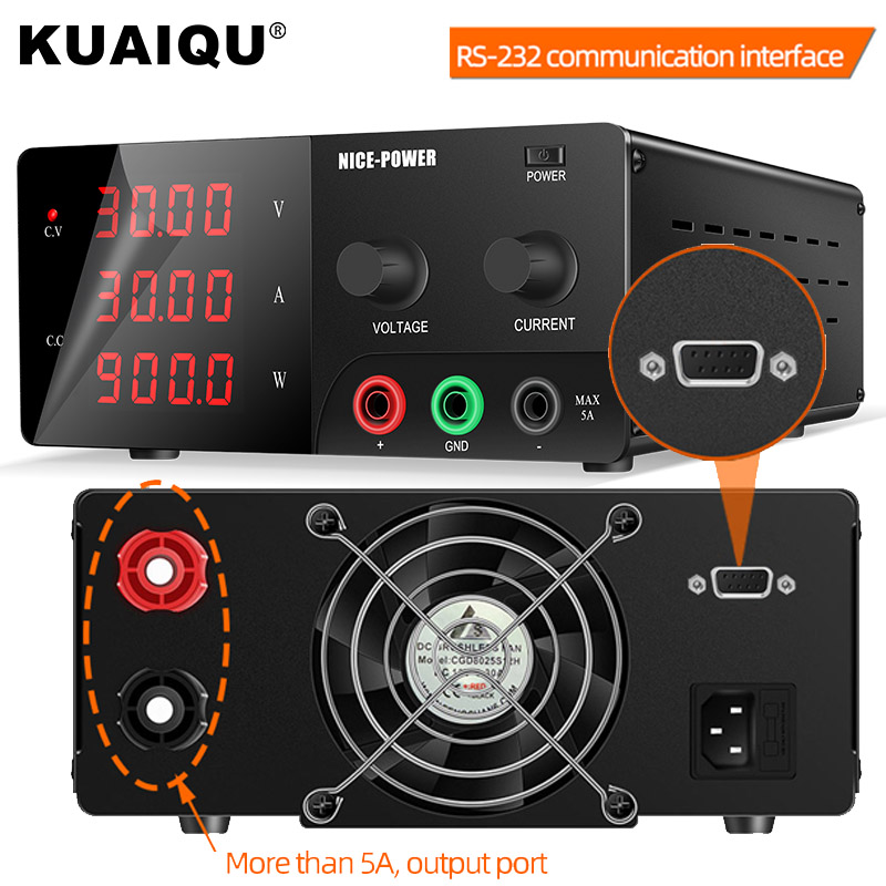 Fuente de alimentación CC ajus - High Power 60V 20A Bench Power Supply reseña y precio