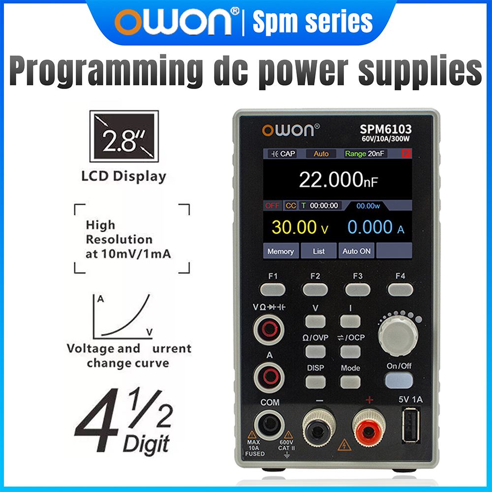 Fuente de Alimentación CC Prog - Programmable Dc Power Supply 60V 10A reseña y precio