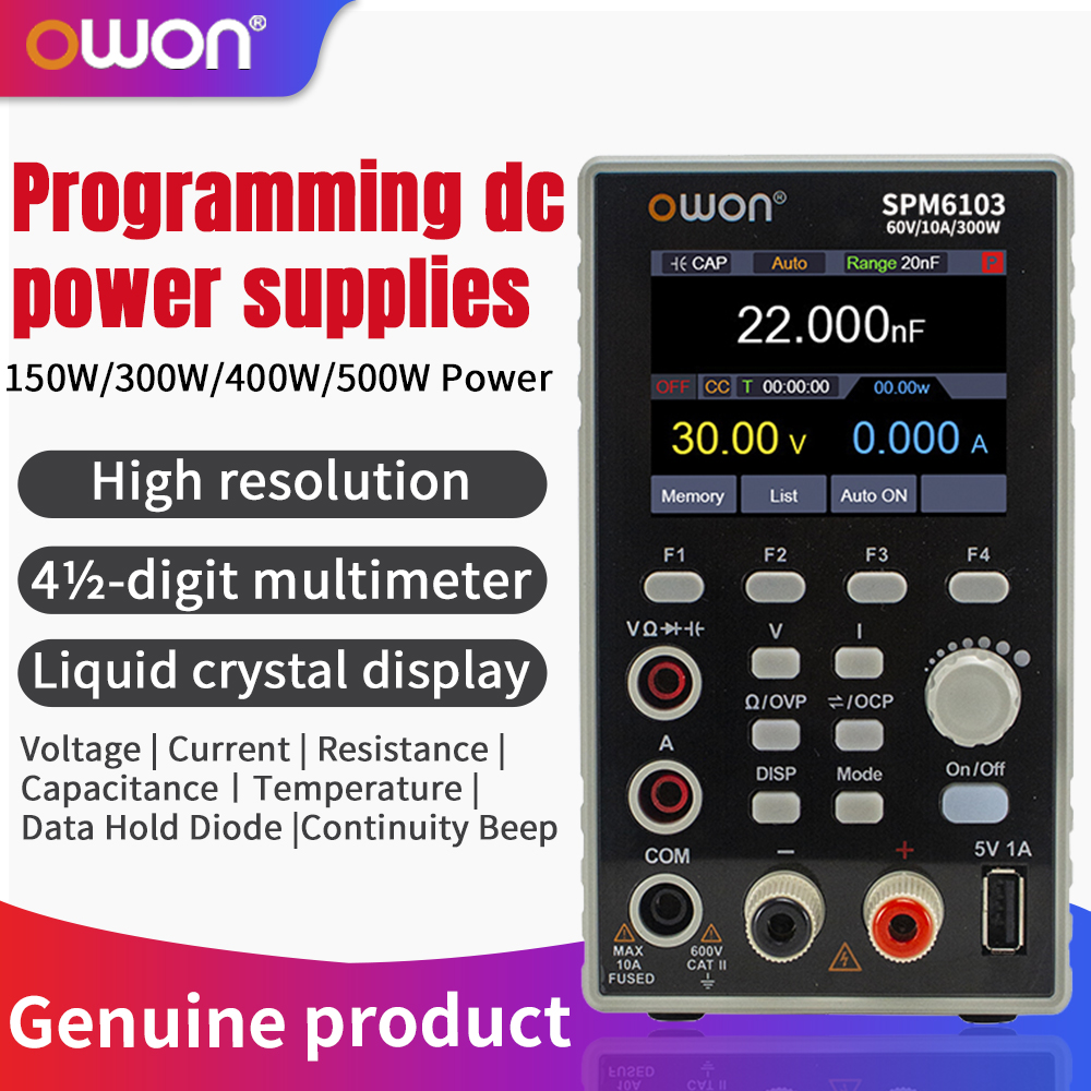 Fuente de Alimentación CC Prog - Programmable Dc Power Supply 60V 10A reseña y precio