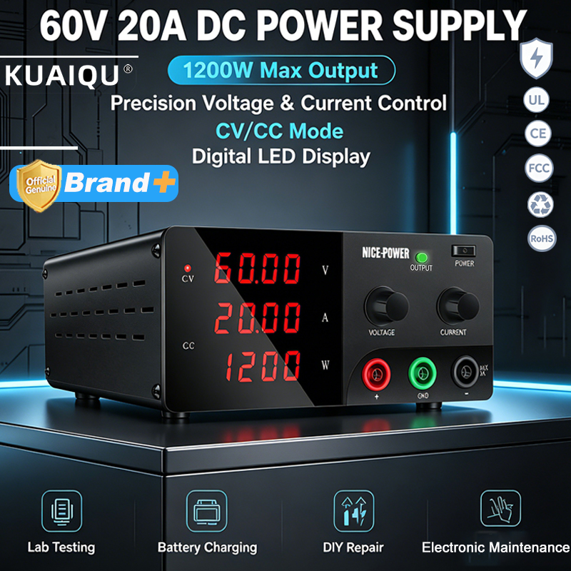 Fuente de Alimentación de Banc - High Power 60V 20A Bench Power Supply reseña y precio