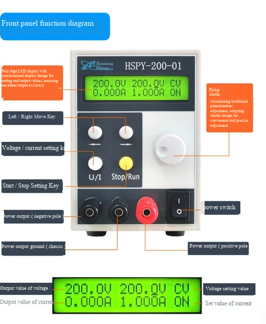 Fuente de Alimentación de Labo - Switching Dc Power Supply 300V 1A reseña y precio