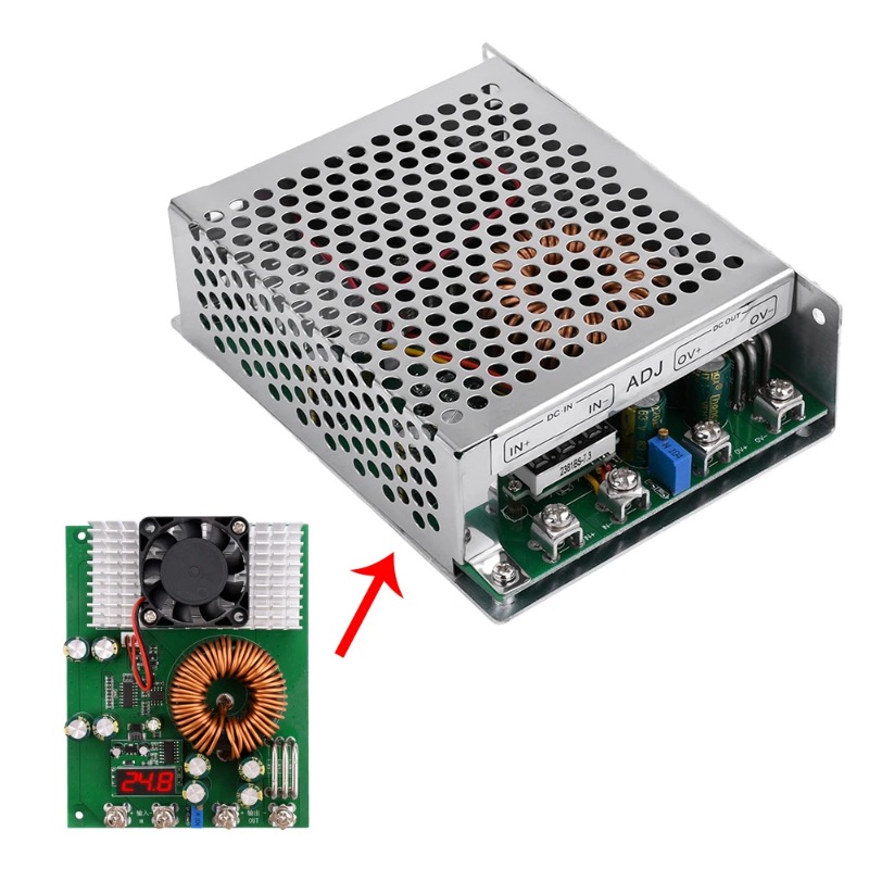 Convertidor DC-DC Buck de 1000 - Step Down Dc Power Supply Module 1000W reseña y precio