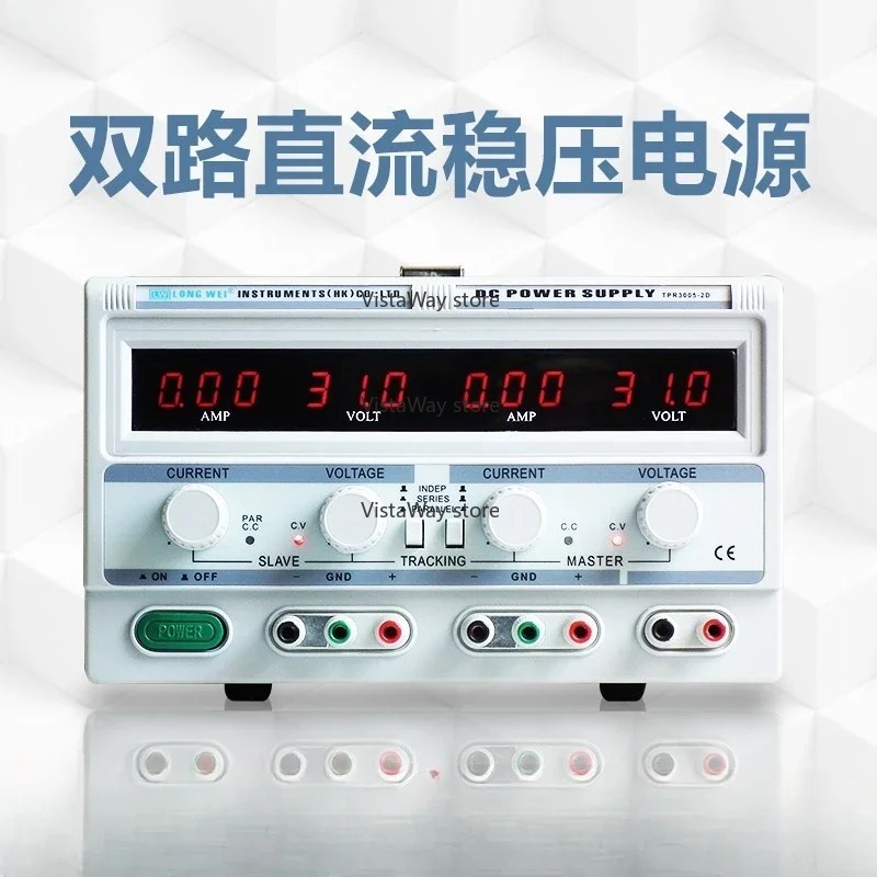 Fuente de alimentación regulad - Linear Dc Power Supply Triple Output reseña y precio